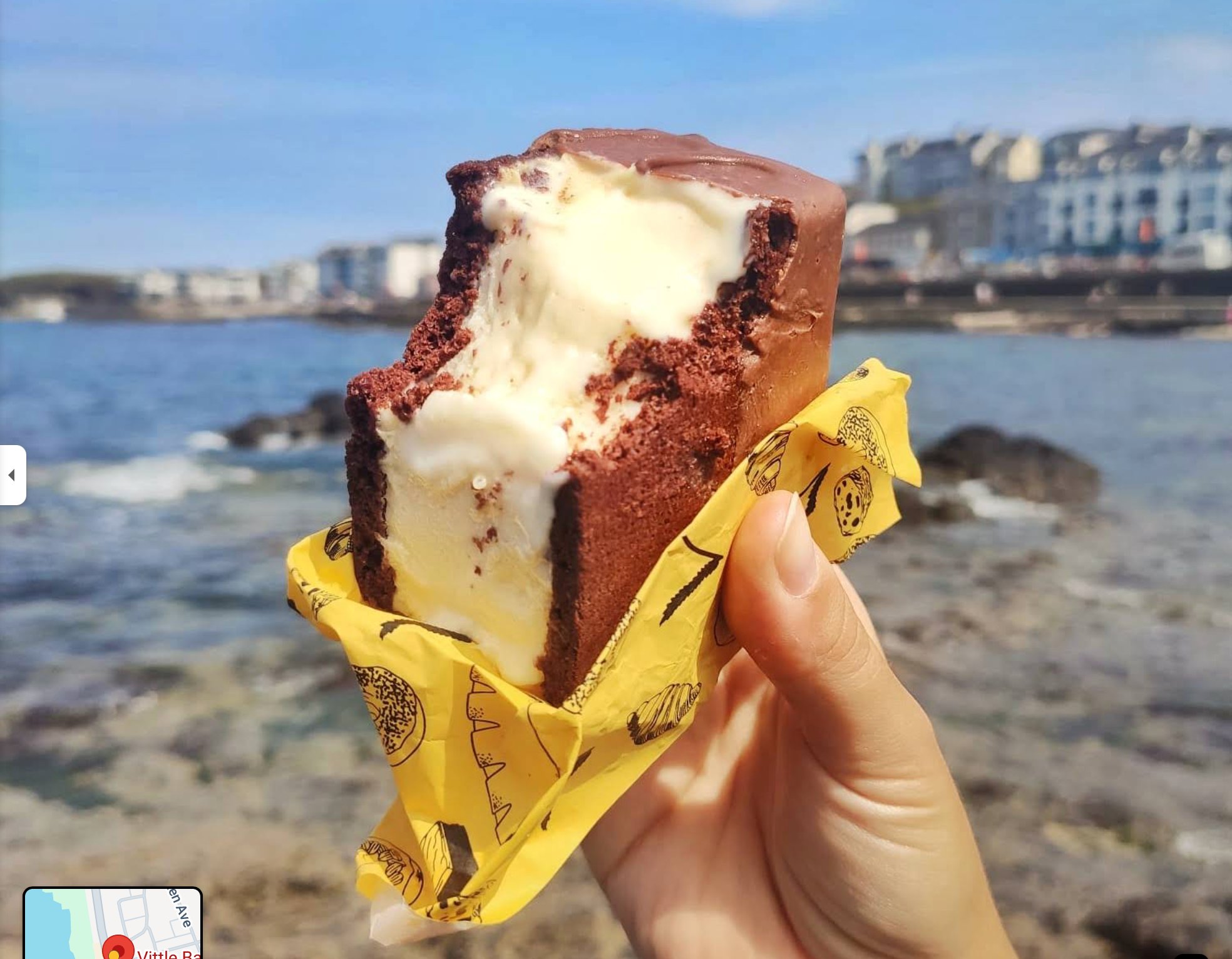 Vittle ice cream slider enjoyed on the Portstewart seafront